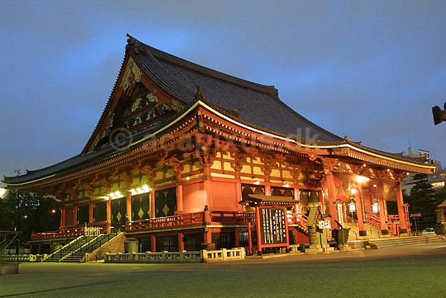Senso-ji i Tokyo. Senso-ji templet i Tokyo; ; Senso-ji / Tokyo; Japan; Asien; ; templer buddisme buddhism buddistisk