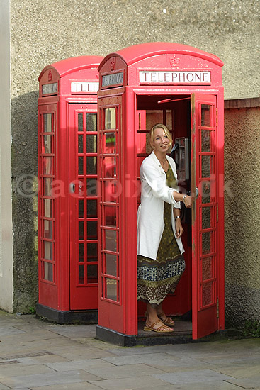 Telefonbokse. Telefonbokse i Wales; ; Brecon; Wales; Europa; ; telekommunikation telefoni telephone Storbritanien