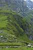 Oeschinental. Bjerglandskab i Oeschinental i de Schweiziske Alper  Kandersteg Schweiz Europa  