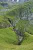 Oeschinental. Bjerglandskab i Oeschinental i de Schweiziske Alper  Kandersteg Schweiz Europa  
