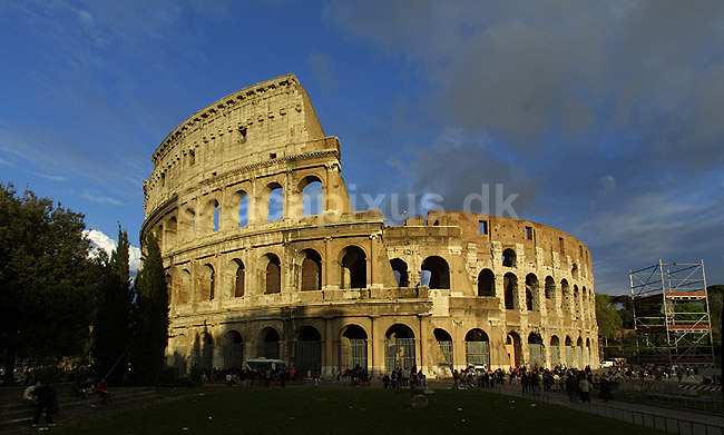 Colosseum. Colosseum i Rom; ; Rom; Italien; Europa; ; romerriget, gladiatorkampe, turistsev�rdigheder, teatre, Colosseo, Coloseum