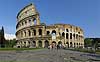 Colosseum. Colosseum i Rom  Rom Italien Europa  romerriget, gladiatorkampe, turistsev�rdigheder, teatre, Colosseo, Coloseum
