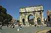 Arco di Constantino. Constantins Triumfbue i Rom  Rom Italien Europa  romerriget, turistsev�rdigheder