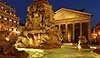 Piazza della Rotonda. Piazza della Rotonda med det n�sten 2000 �r gamle Pantheon i baggrunden i Rom  Rom Italien Europa  romerriget, turistsev�rdigheder