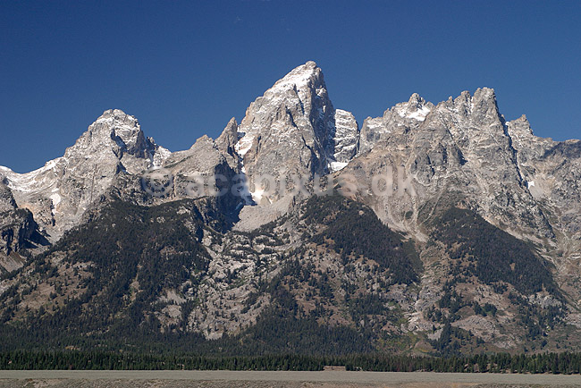 Tetons. The Grand Tetons set fra Antelope Flats; ; Grand Teton National Park / Wyoming; USA; Nord Amerika; ; Bjerge, nationalparker, landskaber
